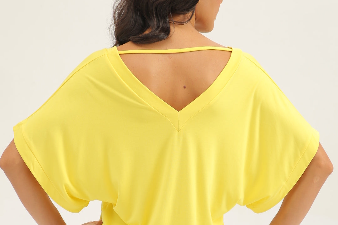 2 CARAT - Double V-Neck Crop Top