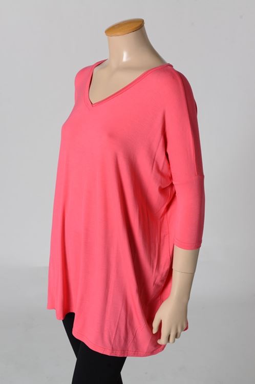 PIKO - 3/4 Sleeve - V-Neck Tunic