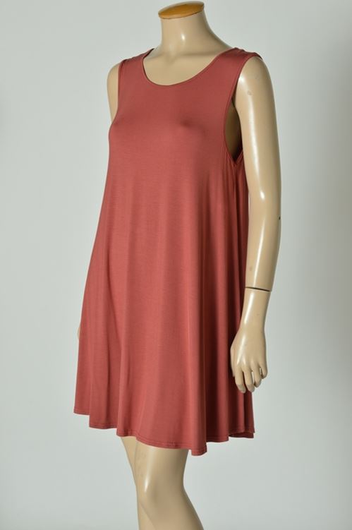 PIKO - Sleeveless Trapeze Dress