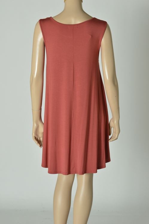 PIKO - Sleeveless Trapeze Dress