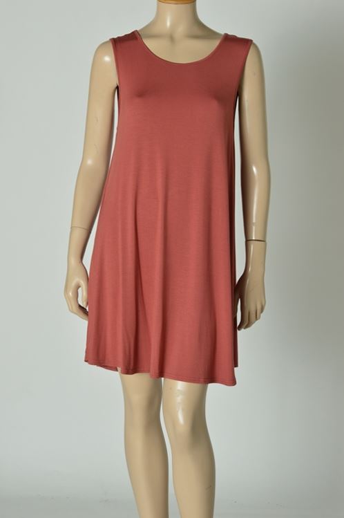 PIKO - Sleeveless Trapeze Dress