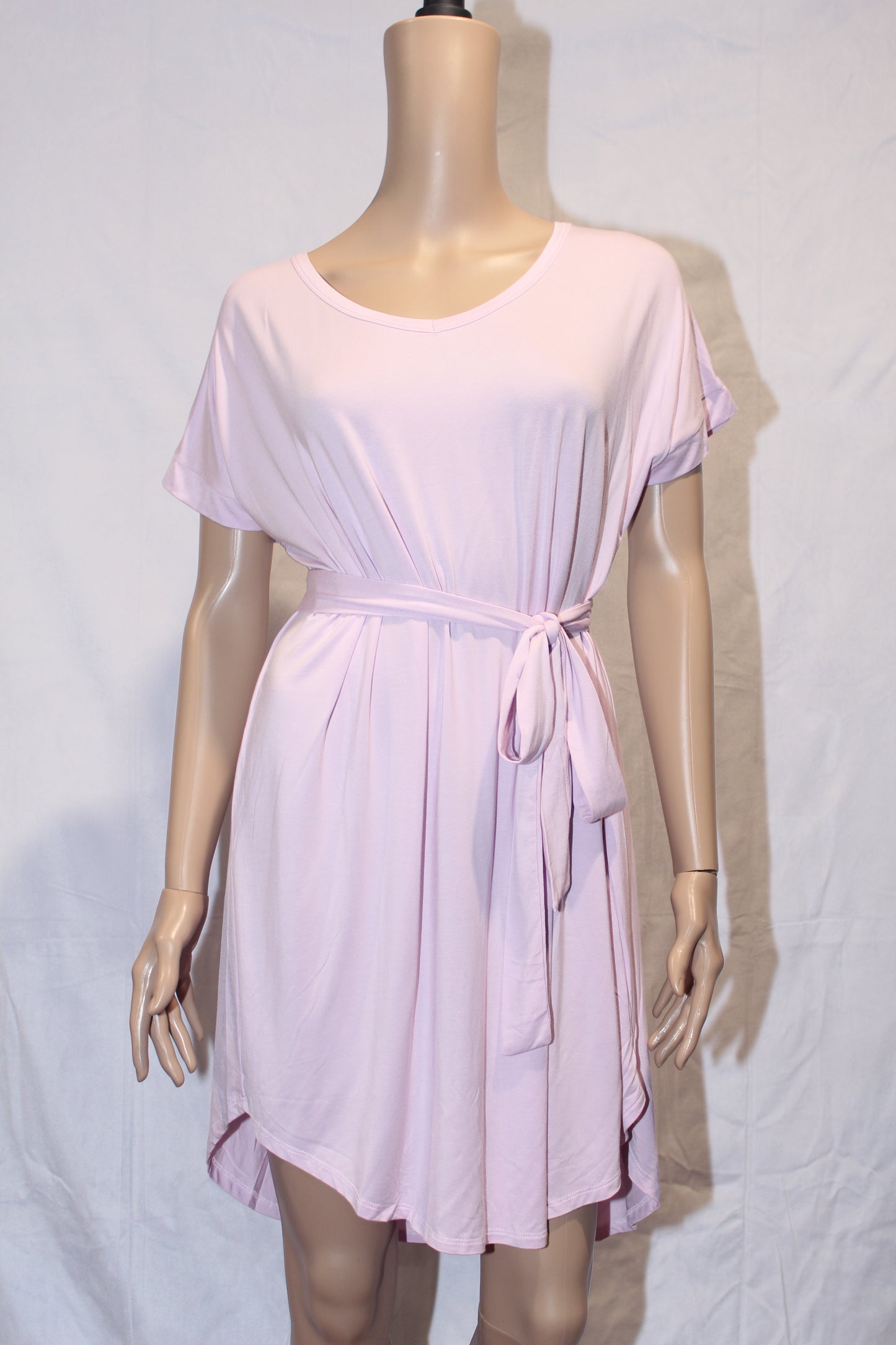 2 CARAT - Hi-Low Midi Dress with Belt