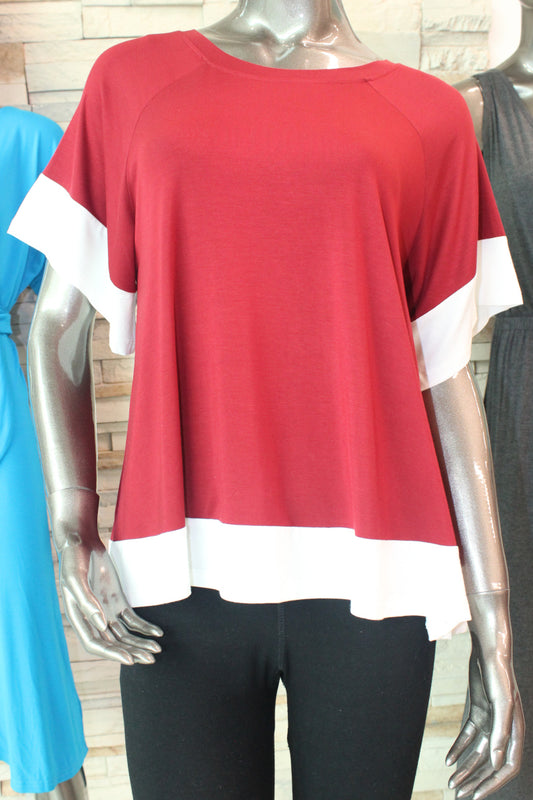 PIKO - Oversized Short Sleeve Top