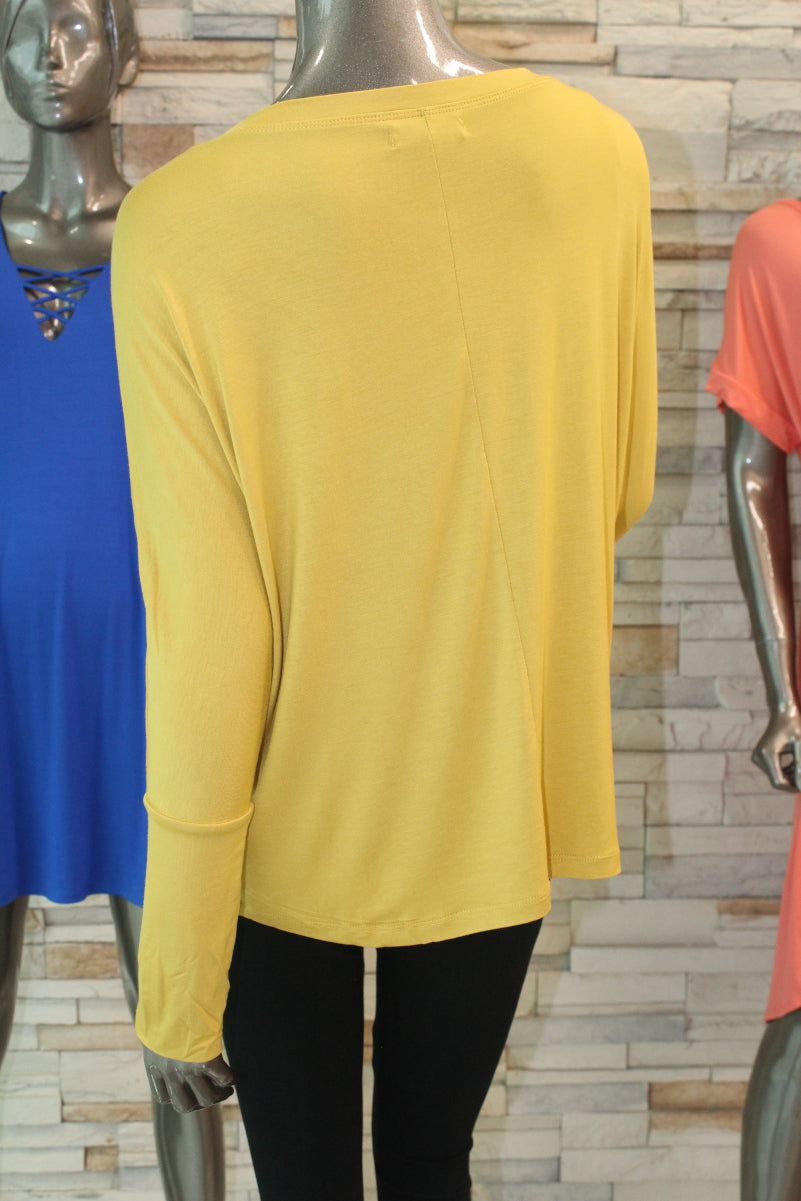 PIKO - Tulip Hem Long Sleeve Top